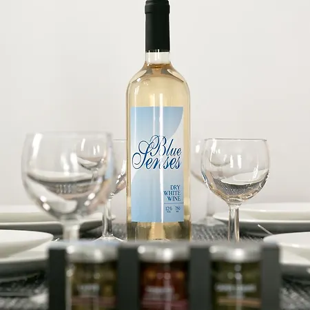 Santorini Blue Senses Mesariá